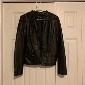 Faux Leather Jacket